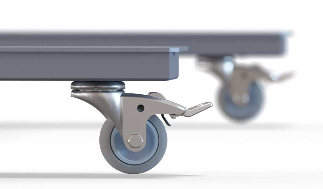 Tischrollen für Ergoni Tischgestelle