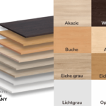 Tischplatten Farbauswahl