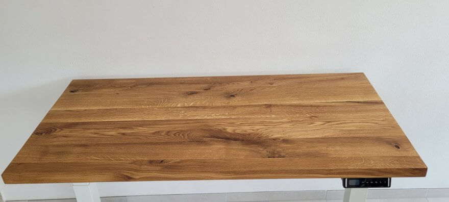Tischplatte Eiche pure