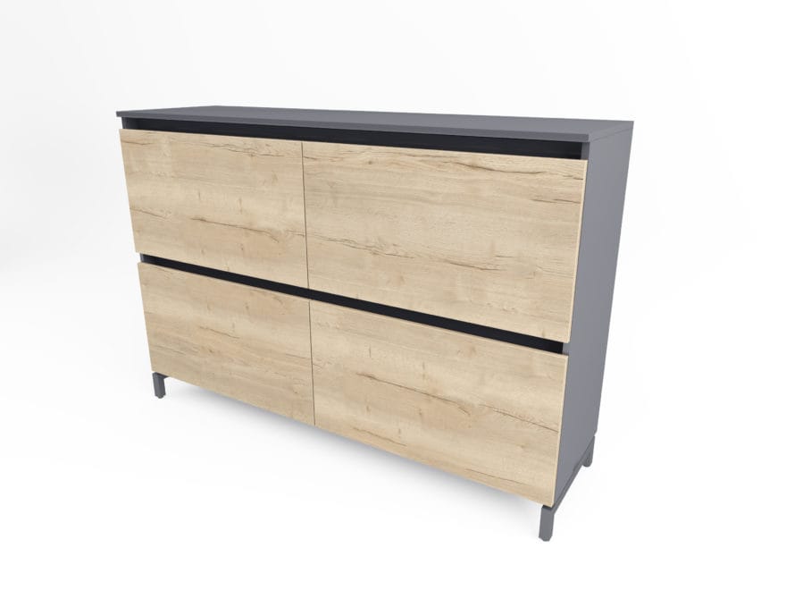 Exklusiv Schrank 4- türig