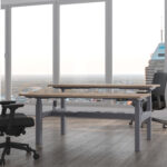 Duo Tischgestell grau Duo Tischgestell grau